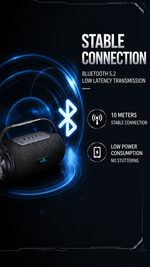Portable Bluetooth speaker with AEMAI branding - detailed view 6