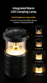 Portable Bluetooth speaker with AEMAI branding - detailed view 2