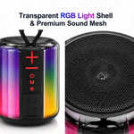 Portable Bluetooth speaker with AEMAI branding