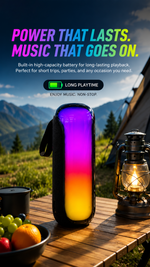 Portable Bluetooth speaker with AEMAI branding - detailed view 1