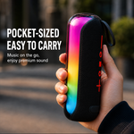 Portable Bluetooth speaker with AEMAI branding - view 2
