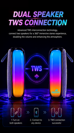Portable Bluetooth speaker with AEMAI branding - detailed view 6