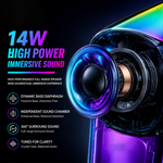 Portable Bluetooth speaker with AEMAI branding - view 3