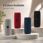 AEMAI B34 portable speaker 4 colors available white red blue black textured woven fabric design