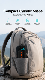 Portable Bluetooth speaker with AEMAI branding - detailed view 1