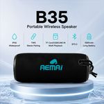 Portable Bluetooth speaker with AEMAI branding - view 3