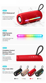 Portable Bluetooth speaker with AEMAI branding - detailed view 4
