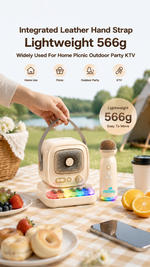 Portable Bluetooth speaker with AEMAI branding - detailed view 1