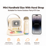 AEMAI B37 mini ktv speaker with microphone white - view 3