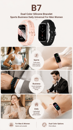 Health tracking smart watch with AEMAI branding - detailed view 1