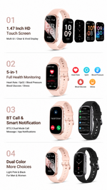 Health tracking smart watch with AEMAI branding - detailed view 4