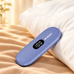AEMAI BM45 white oval bedside Bluetooth speaker with digital battery display - view 2