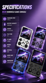 AEMAI BS30 retro handheld game console HD display 100 classic games - detailed view 1