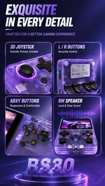 AEMAI BS30 retro handheld game console HD display 100 classic games - detailed view 2