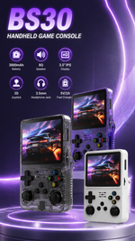 AEMAI BS30 retro handheld game console HD display 100 classic games - detailed view 7