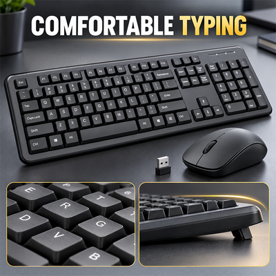 AEMAI BS93 Keyboard & Mouse - Wireless Combo, Wholesale & Bulk