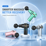 Mini deep tissue massage gun with AEMAI branding - view 4