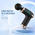 Mini deep tissue massage gun with AEMAI branding - view 6