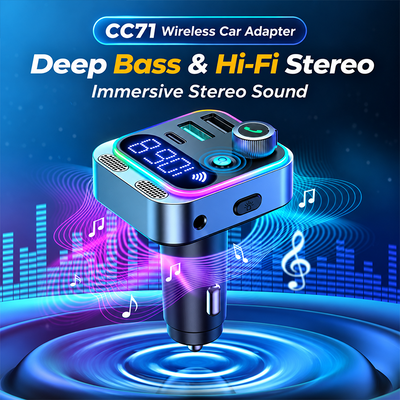Adapter samochodowy AEMAI CC71 – Bluetooth 5.0, sprzedaż hurtowa i partiami