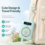 AEMAI CD167 10000mAh power bank with 4-in-1 built-in cables mint green - view 6
