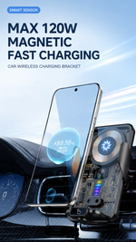 AEMAI CW15 car wireless charging phone mount alloy build rapid cooling - detailed view 7