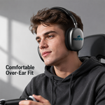 AEMAI EJ43 over-ear wireless headphones all-day comfort plush cushions black - view 2