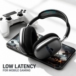AEMAI EJ43 over-ear wireless headphones all-day comfort plush cushions black - view 6