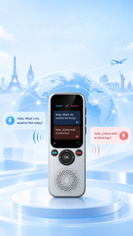 AEMAI FY22 handheld translator with pronunciation practice scoring and built-in speaker - detailed view 3
