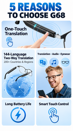 AEMAI G68 Smart Meeting Assistant Glasses - view 11