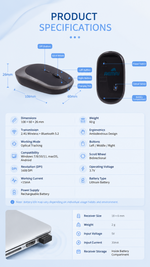Wireless mouse with AEMAI branding - detailed view 6