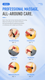 AEMAI JMQ41 mini deep tissue massage gun compact 4 massage heads - detailed view 2