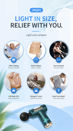 AEMAI JMQ41 mini deep tissue massage gun compact 4 massage heads - detailed view 4