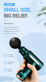 AEMAI JMQ41 mini deep tissue massage gun compact 4 massage heads - detailed view 5