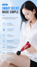 AEMAI JMQ41 mini deep tissue massage gun compact 4 massage heads - detailed view 6