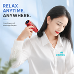 AEMAI JMQ41 mini deep tissue massage gun compact 4 massage heads - view 6