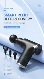 Mini deep tissue massage gun with AEMAI branding - detailed view 7