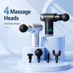 Mini deep tissue massage gun with AEMAI branding - view 2