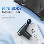 Mini deep tissue massage gun with AEMAI branding - view 3