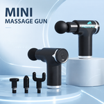 Mini deep tissue massage gun with AEMAI branding - view 4