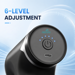 Mini deep tissue massage gun with AEMAI branding - view 6