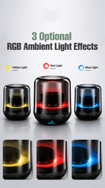 RGB ambient light speaker with AEMAI branding - detailed view 3