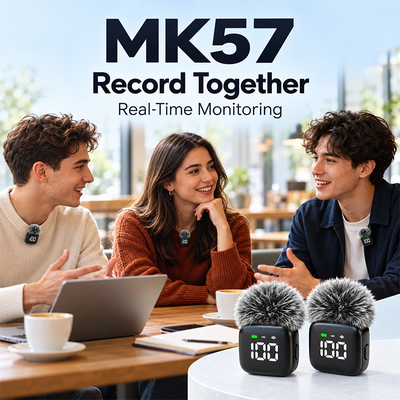 AEMAI MK57 Wireless Microphone - Dual Mic, Wholesale & Bulk