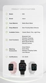 Health tracking smart watch with AEMAI branding - detailed view 6