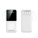 AEMAI PD101 white power bank with built-in lanyard and segmented battery display - view 5