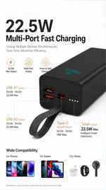 Portable power bank 20000mah with AEMAI branding - detailed view 1