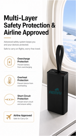 Portable power bank 20000mah with AEMAI branding - detailed view 2