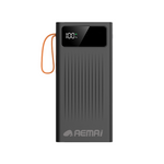 AEMAI PD126 power bank with four built-in charging cables in pink and purple - view 6