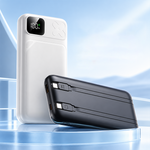 AEMAI PD135 magnetic power bank with clover charging pad and built-in cables