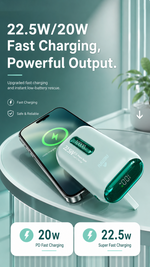 Portable power bank 10000mah with AEMAI branding - detailed view 2
