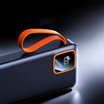 AEMAI PD180 black magnetic power bank with orange woven lanyard and display - view 6